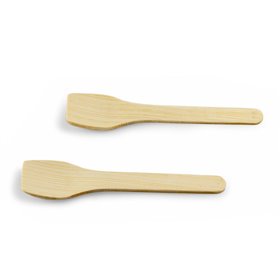 Ice cream spoons Bamboo 95mm Horecavoordeel.com