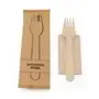 Wooden Fork (FSC) With Napkin Packed Each In Paper Bag Horecavoordeel.com