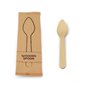 Wooden Spoon 10mm (FSC) With Napkin Packed Each In Paper Bag Horecavoordeel.com