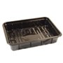 Enterpack Container Topseal Tray Black PP 600cc