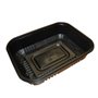 Enterpack Container Topseal Tray Black PP 1700cc