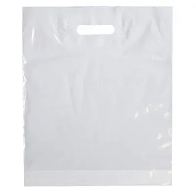 Draagtassen Wit (DKT) LDPE 370 x 440 x 4cm 40my -Horecavoordeel.com-