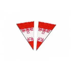Cone bags 250 x 460 mm Plastic 500 Gram Orange Red