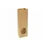 Blokbodemzakken met Venster Bruinkraft Sealbaar 105 + 65 x 298mm