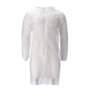 CMT Visitor Jacket PP Non Woven with Press Buttons 30gr White Size M -Horecavoordeel.com-