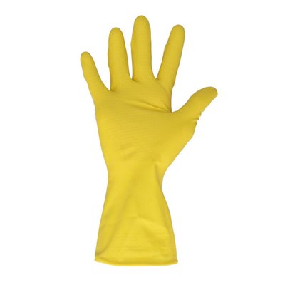 CMT Household Glove Rubber Food Safe Yellow Size XL -Horecavoordeel.com-