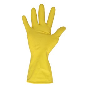 CMT Household Glove Rubber Food Safe Yellow Size S -Horecavoordeel.com-