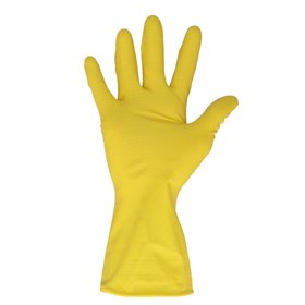 CMT Household Glove Rubber Food Safe Yellow Size L -Horecavoordeel.com-