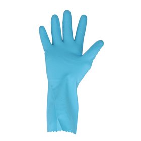 CMT Household Glove Rubber Food Safe Blue Size XL -Horecavoordeel.com-