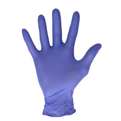 CMT Handschoenen Soft Nitril Poedervrij Violet Blauw Maat L -Horecavoordeel.com-