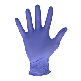 CMT Handschoenen Soft Nitril Poedervrij Violet Blauw Maat S -Horecavoordeel.com-