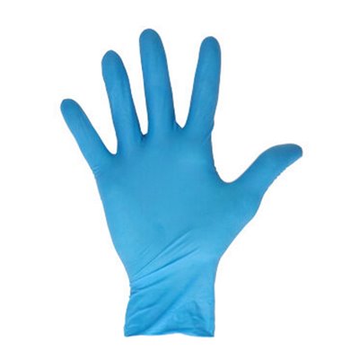 CMT Gloves Latex Powdered Blue Size L -Horecavoordeel.com-