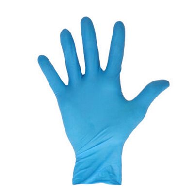 CMT Gloves Latex Powdered Blue Size M -Horecavoordeel.com-