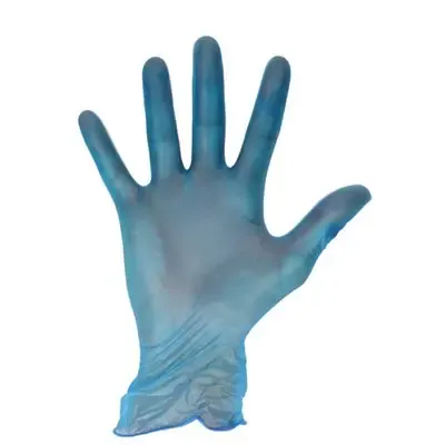 CMT Gloves Vinyl Powder Free Blue Size S -Horecavoordeel.com-