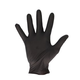 CMT Gloves Soft Nitrile Powder Free Black Size S -Horecavoordeel.com-