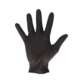 CMT Gloves Soft Nitrile Powder Free Black M -Horecavoordeel.com-