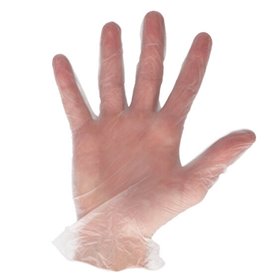 CMT Gloves Vinyl Powder Free White Size S -Horecavoordeel.com-