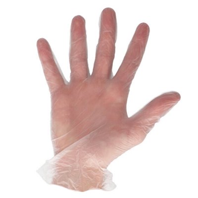 CMT Gloves Vinyl Powder Free White Size S -Horecavoordeel.com-