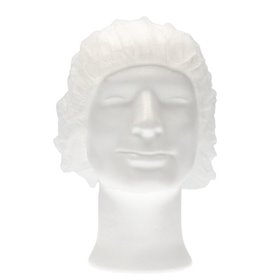 CMT Hair Net - Bouffant Cap PP Non Woven White Size XL 58cm -Horecavoordeel.com-