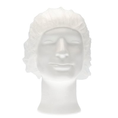 CMT Hair Net - Bouffant Cap PP Non Woven White Size XL 58cm -Horecavoordeel.com-