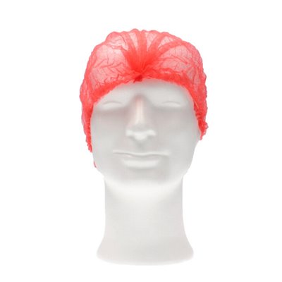 CMT Hair Net - Clip Cap PP Non Woven Red Size XL 58cm -Horecavoordeel.com-