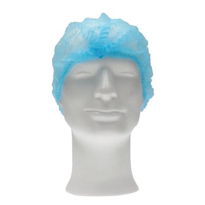 CMT Hair Net - Clip Cap PP Non Woven Blue Size M 50cm -Horecavoordeel.com-