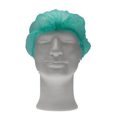 CMT Haarnet - Clip Cap PP Non Woven Groen Maat L 53cm -Horecavoordeel.com-