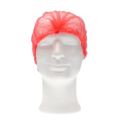 CMT Hair Net - Clip Cap PP Non Woven Red Size L 53cm -Horecavoordeel.com-