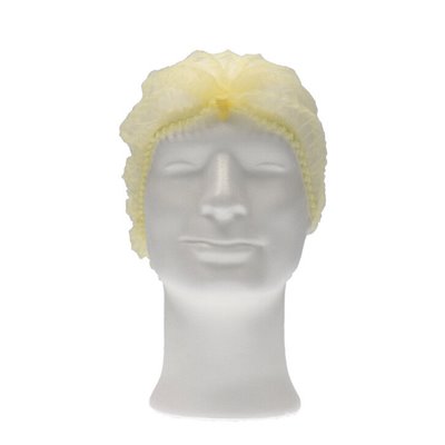 CMT Hair Net - Clip Cap PP Non Woven Yellow Size M 50cm -Horecavoordeel.com-