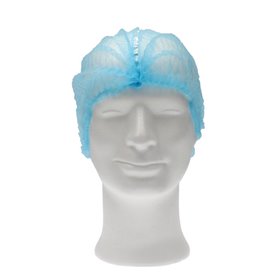 CMT Hair Net - Clip Cap PP Non Woven Detectable Blue Size L 53cm -Horecavoordeel.com-