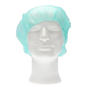 CMT Haarnet - Bouffant Cap PP Non Woven Groen Maat L 53cm -Horecavoordeel.com-