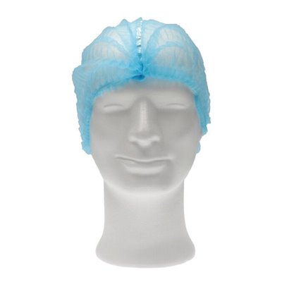 CMT Hair Net - Clip Cap PP Non Woven Detectable Blue Size XL 58cm -Horecavoordeel.com-