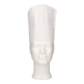 CMT Chef's Hat Classic Paper with Crown and Sweatband 25cm -Horecavoordeel.com-