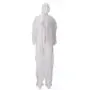 CMT Coverall PP Non Woven Lightweight with Zipper White Size M -Horecavoordeel.com-