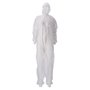 CMT Coverall PP Non Woven Lichtgewicht met Ritssluiting Wit Maat XL -Horecavoordeel.com-