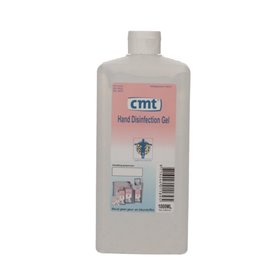 CMT Hand Disinfection Alcohol Gel Bottle 1 Liter -Horecavoordeel.com-