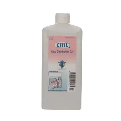 CMT Hand Disinfection Alcohol Gel Bottle 1 Liter -Horecavoordeel.com-