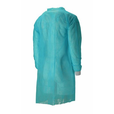 CMT Visitor Jacket PP Non Woven with Press Buttons Green Size XL