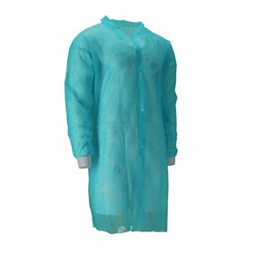 CMT Visitor Jacket PP Non Woven with Press Buttons Green Size M