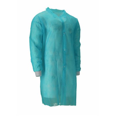 CMT Visitor Jacket PP Non Woven with Press Buttons Green Size M