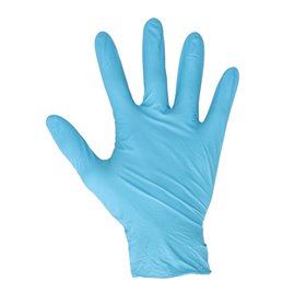 CMT Gloves Nitrile Powder Free Blue Size L