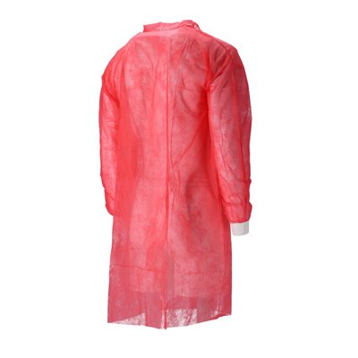 CMT Visitor Jacket PP Non Woven with Press Buttons Red Size XL