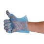 CMT Gloves Roughened PE 25my Blue One size