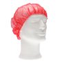 CMT Haarnet - Bouffant Cap PP Non Woven Rood Maat L 53cm