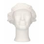 CMT Hairnet with Flap Universal Polyester Cotton White One size