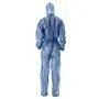 CMT Coverall Non Woven with PE Coating and Zipper Blue Size XL