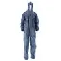 CMT Coverall PP Non Woven Lightweight with Zipper Blue Size L