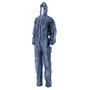 CMT Coverall PP Non Woven Lightweight with Zipper Blue Size L