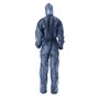 CMT Coverall PP Non Woven Lightweight with Zipper Blue Size L