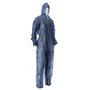 CMT Coverall PP Non Woven Lightweight with Zipper Blue Size L